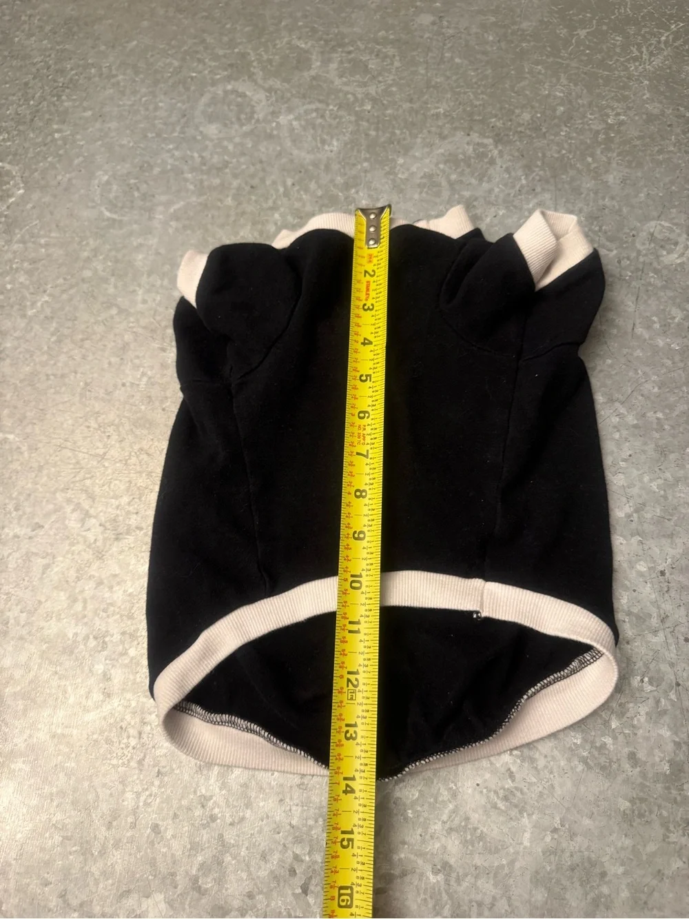 Halloween Skeleton Dog Sweatshirt Black Cotton Pet Costume Small